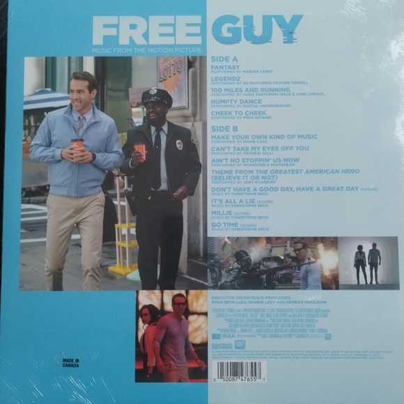 Free Guy Motion Picture Soundtrack Vinyl - Picture 3 of 3